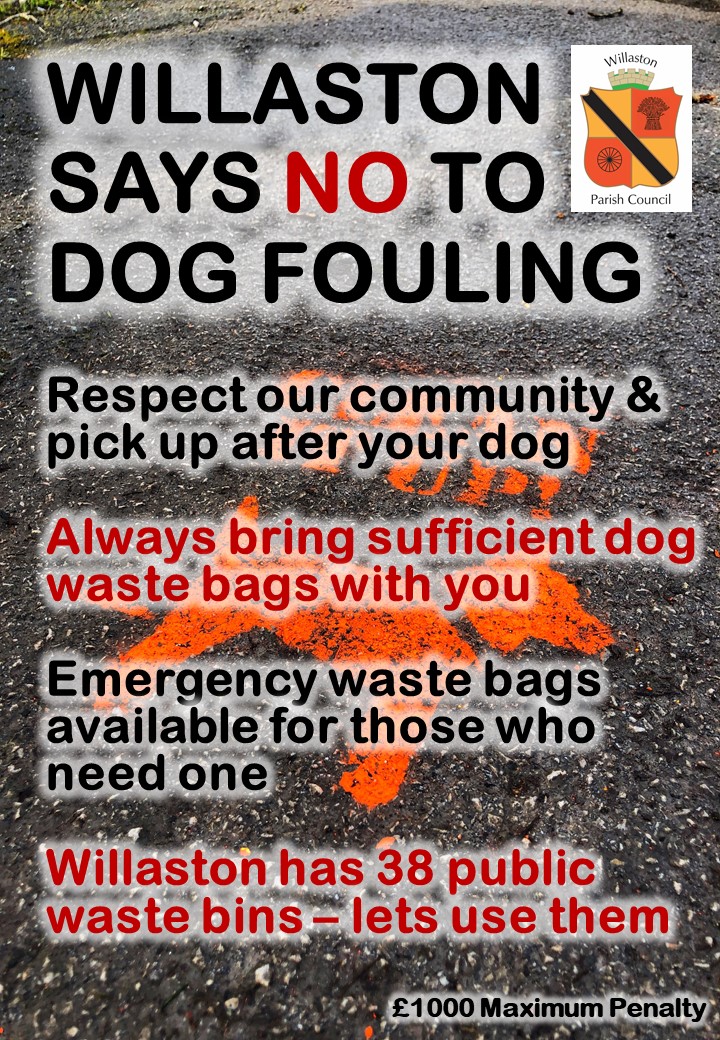 Dog Fouling Poster Waste Bags 2021