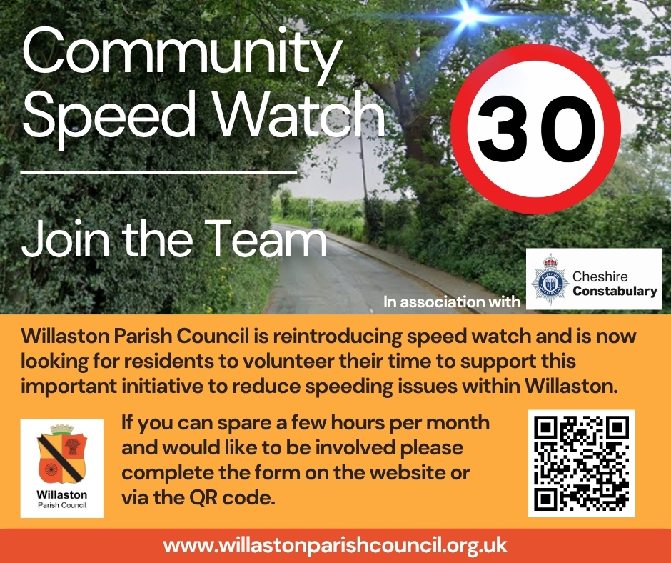 Facebook Post - Join Our Speed Watch Team