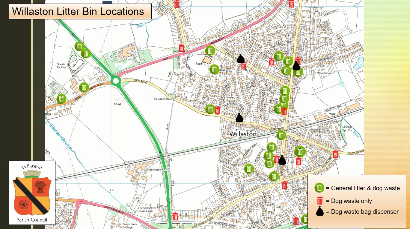 Waste Bin Location Map